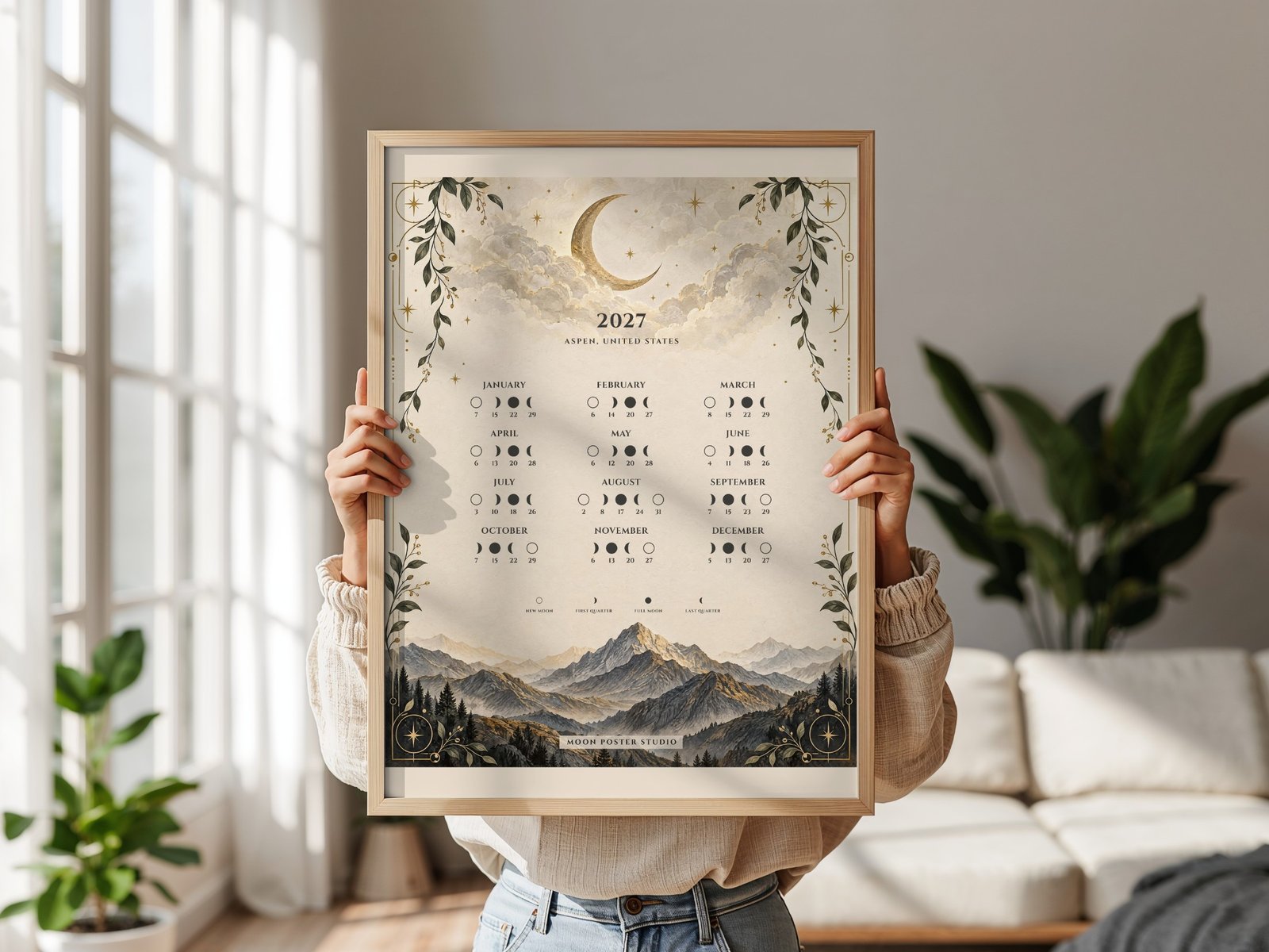 Moon Phases Calendar