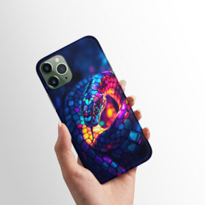 Stained Glass Snake Phone Case