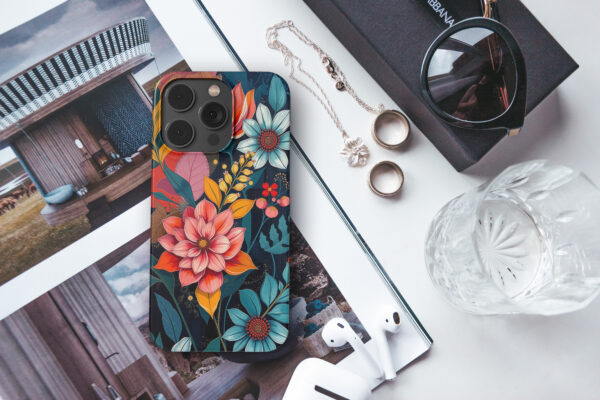 snap i14Pro real photo mockups p2 botanical flower pattern 3