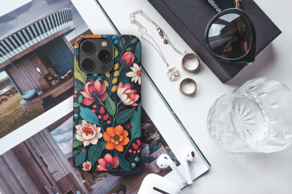 snap i14Pro real photo mockups p2 botanical flower pattern 5