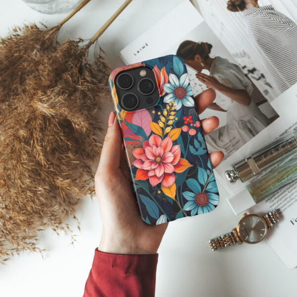 snap i14Pro real photo mockups p3 botanical flower pattern 3