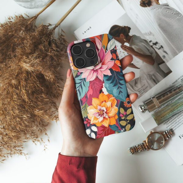 snap i14Pro real photo mockups p3 botanical flower pattern 4